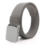 Military Tactical Waist Belt for Men's Outdoor 170 130 140 150 160cm Jeans Belts Nylon Strap Pants with Plastic Buckle Mart Lion   