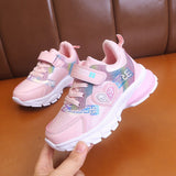 Girls sports shoes leather casual student running shoes girls travel Mart Lion   