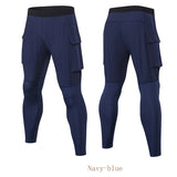 Men's Side Pockets Black Hip Hop Casual Joggers Trousers Sport Training Gym Pants  Quick Dry Hiking Running Outdoor Pants