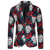 Men's Suit Jackets Sky Clouds 3D Printed Blasers Hombre Casual Wedding Dress Coat  Blazer Homme Mart Lion X144 M 