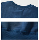 Autumn T-Shirt Men's Cotton T Shirt Full Sleeve Solid Color T-shirts Tops Tees O-neck Long Shirt Mart Lion   