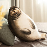 cute fat Simulation Seal Pillow round special super soft Plush Toy creative birthday gift for kids friends Mart Lion S C 