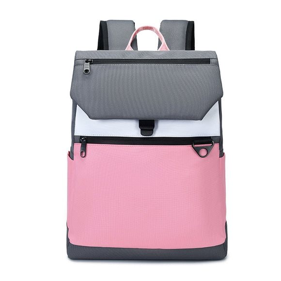 Backpack Men and Women Waterproof Student Schoolbag 15.6 Inch Computer Backpack Bags Travel Shoulder Mart Lion Pink China 