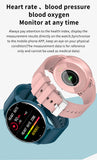  Women Smart Watch Men's Smartwatch Heart Rate Monitor Sport Fitness Music Ladies Waterproof Watch For Android IOS Phone Mart Lion - Mart Lion