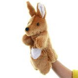 Animal Hand Puppet Cat Dolls Plush Hand Doll Early Education Learning Toys Children Marionetes Puppets for telling story Mart Lion kangaroo  