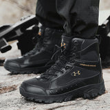  Winter Plush Outdoor Trekking Men's Shoes Warm Military Boots Special Force Tactical Combat Boots Breathable Desert Mart Lion - Mart Lion
