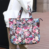 Women Shoulder Bag Large Capacity Ladies Messenger Nylon Light Handbags Floral Pattern Beach Bolsa Feminina Mart Lion   