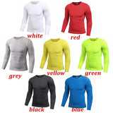 Men's Compression Under Base Layer Top Long Sleeve Tights Sports Rashgard Running Gym T Shirt Fitness Mart Lion   