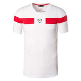 jeansian Men's Sport Tee Shirt T-Shirt Tops Running Gym Fitness Workout Football Short Sleeve Dry Fit LSL1050 Black2 Mart Lion LSL120-White US S China