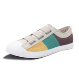 Colors Classic Unisex Sneaker Shoes Men's Hook amp Loop Breathable Canvas Sport zapatillas hombre Mart Lion Khaki 38 