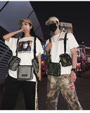  Street Style Men's Waist Bags Sports Running Tactical Package Nylon Unisex Belt Pack Chest Rig Bag Travel Bags Men's Phone Pouch Mart Lion - Mart Lion