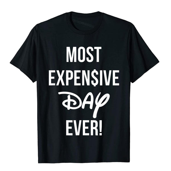 Most Expensive Day Ever Shirt Hip Hop Tees Cotton Men's T Shirt Normcore Funny Christmas Clothing Aesthetic Mart Lion Black XS 