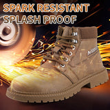 Breathable Men's Safety Shoes Steel Toe Non-Slip Work Boots Indestructible Puncture-Proof Work Sneakers Mart Lion   