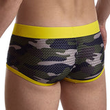 Boxer Men's Underwear Mesh Camouflage Cuecas Masculinas Breathable Nylon U Pouch Calzoncillos Hombre Slip Hombre Boxershorts Mart Lion   