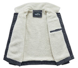 Winter jacket Men's Warm Corduroy Jackets Coats outwear Windbreaker Fleece cotton Outwear Multi-pocket clothing Mart Lion   