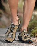 summer Mesh Outdoor Hiking Shoes Men's Trekking Anti-Skid Rock Climbing Elastic Mountain Treking Sneakers Mart Lion   