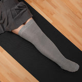 Cotton Thigh High Socks Super Elastic Stockings Womens Over-knee Extra Long Socks Soild Color Medium Thick Soft Socks Mart Lion   