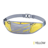 W8102 Lightweight Slim Running Waist Bag Belt Hydration Fanny Pack For Jogging Fitness Gym Hiking Mart Lion Only Yellow Bag  