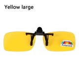 1 PC Unisex Clip-on Polarized Day Night Vision Flip-up Lens Driving Glasses UV400 Riding Sunglasses for Outside Mart Lion YLL  