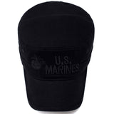 United States US Marines Corps Cap Hat Military Hats Camouflage Flat Top Hat Men's Cotton Navy Embroidered Camo Hat Mart Lion   