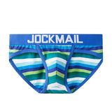 Men's Underwear Briefs Jockstrap Pouch Cuecas Cotton Stripe Panties Thongs Underpants Mart Lion   