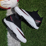 Breathable Mesh Men's Football Shoes TF/FG High-Level Socks After Wear-Resisting Football Sneakers Mart Lion   