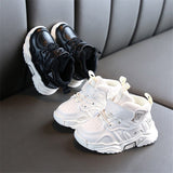  Autumn Baby Girl Boy Toddler Shoes Infant Casual Walkers Soft Bottom Kid Sneakers Black White Mart Lion - Mart Lion
