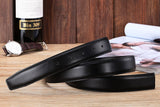 CEXIKA 2.8cm 3.0cm 3.5cm 3.8cm Belt No Buckle for Automatic Buckle High Quality PU Leather Belts Strap Without Buckle Men Women  MartLion