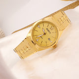  Vietnam Alluvial Gold Big Dial with Luminous Male Table 24 K Gold Don't Rub Off AM Style Watch watch Mart Lion - Mart Lion