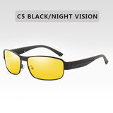 Photochromic Polarized Sunglasses Men's Driving Chameleon Glasses Change Color Sun Glasses Day Night Vision Driver Eyewear Mart Lion C5 Other 