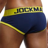 Men's Underwear Briefs Jockstrap Pouch Cuecas Cotton Stripe Panties Thongs Underpants Mart Lion   