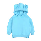 Children Clothing Hoodies For Girls Boys Sweatshirt With Hood Autumn Cute Thicken Fleece Outerwear Kids Clothes From 0-4 Year Mart Lion Blue 73(6-9onth) China