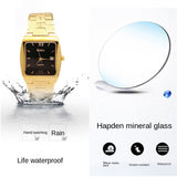 INS Watch Square Sand Gold Watch Couple Quartz Waterproof Temperament Watch Neutral Watches Men and Women Mart Lion   