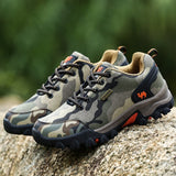  Camouflage Outdoor Camouflage Shoes Men's Summer Couple Flat Soft Hiking Shoes Women Trail Running Shoes Army Green Winter Mart Lion - Mart Lion