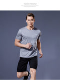Men's Sports Suit Breathable Athletic Wear Sportswear Running Jogging Gym Ropa Deportiva Fitness Workout Clothes Soccer Camisetas Mart Lion   