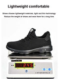 Make a large shoe size 50 Lightweight Work Shoes European Standard  Puncture-Resistant Sports Stylish Steel Toe Safety Shoes Mart Lion   