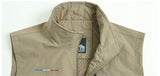 Summer Mesh Vest Many Pockets Men's Outdoors Thin Multi Pocket Classic Waistcoat Photographer Sleeveless Jacket Mart Lion   