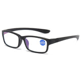 Ahora Ultralight TR90 Reading Glasses Blue Light Blocking Presbyopia Eyeglasses Men's Hyperopia Optical Eyewear +1.0+1.5+2.0+2.5+3 Mart Lion +100 Black 