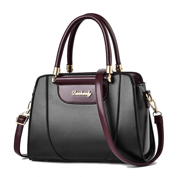  Handbags Women Bags Designer PU Leather Solid Color Messenger Bag Shoulder Crossbody Girls Tassen Tote Mart Lion - Mart Lion