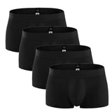 4 pcs/Lot Boxers Men's Underwear Cotton Shorts Panties Shorts Home Underpants Boxer Mart Lion Black L 40-50kg 