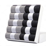 Men Cotton Socks Black Soft Breathable Summer Winter Mart Lion 5Gray5DarkGray China EU 38-44(US 6-10)