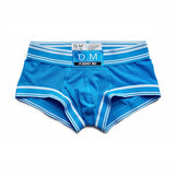 Underpants Men's Underwear Mesh Ropa Interior Hombre Boxer Cueca Masculina Underwear Breathable Calzoncillo Hombre Boxer Mart Lion Blue M 1pc