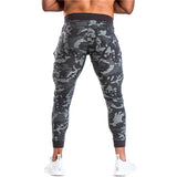 Men's Skinny pencil pants Gyms Sweatpants Clothing Cotton Camouflage Trousers Casual Elastic Fit Joggers Mart Lion   