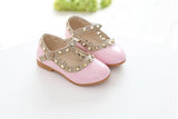 Girls Shoes Children Rivets Princess Autumn Toddler Kids Flat T-Tied Style Summer Sandals Mart Lion   
