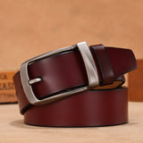 Men's Luxury Cow Genuine Leather Belts Waist Strap Vintage Cowskin Belt Jeans Cummerbunds ceinture homme Mart Lion   