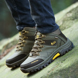 0 Men's Hiking Shoes Waterproof Climbing Athletic Autumn Winter Outdoor Trekking Mountain Boots Mart Lion - Mart Lion