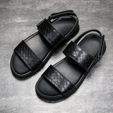 Men's Sandals Trend Beach Shoes Retro Casual Breathable Non Slip Mart Lion   