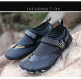 Summer Swimming Beach Shoes Men's Outdoor Beach Hard-Wearing Finger Five Barefoot Sneakers Mart Lion   