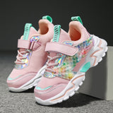 Kids Sneakers Children Casual Running Sports Shoes For Girls Boy Casual Children Chaussure Enfant Mart Lion 8058 Pink 28 
