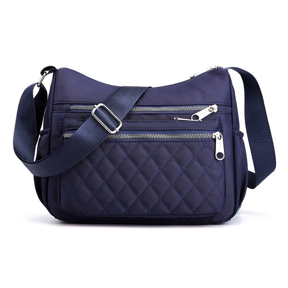 Women Shoulder Messenger Waterproof Nylon Oxford Crossbody Handbags Large Capacity Travel Bags Purse Mart Lion - Mart Lion